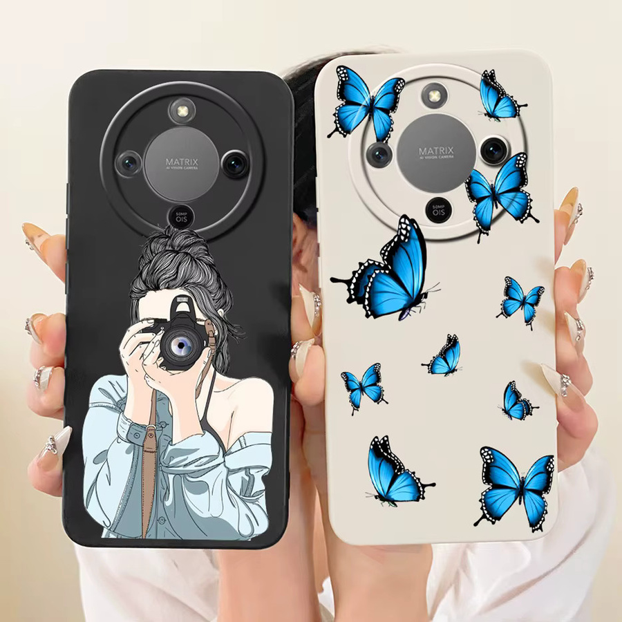 Rlisize Handyhülle im Candy Painted Design für Honor Magic 8 Lite, Honor X9d MTN-NX1 und Honor X70, matte Softcase Abdeckung in Multicolour - Bild 2