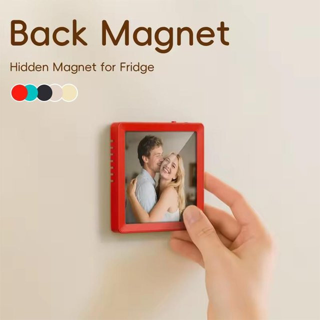 KITPIPI Bluetooth Lautsprecher mit magnetischem DIY Foto Rahmen für den Schreibtisch mit TF-Kartenslot - Bild 1