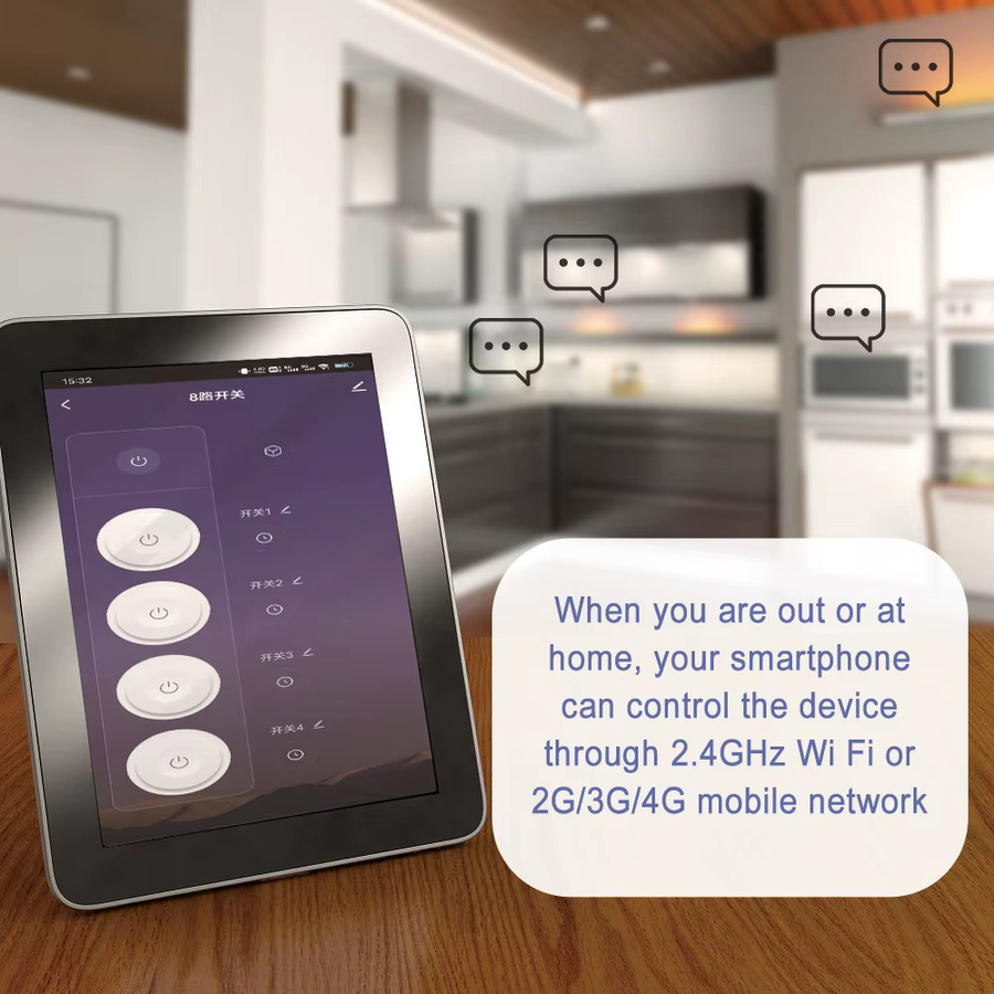Scimagic-RC 8-Kanal WiFi Smart Switch für Tuya und Smart Life App, 12V/24V Relais Modul zur Smart Home Automation - Bild 3