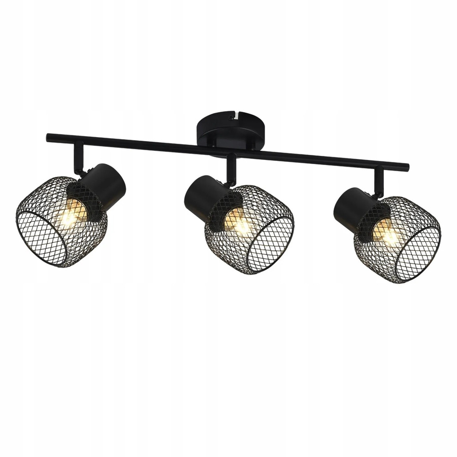 NETTLIFE Deckenleuchte aus Metall in Schwarz, verstellbar, E27, Durchmesser: 50 cm - Bild 2