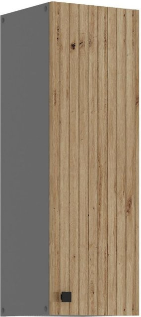 AVA Artisan Hängeschrank mit Lamellenoptik für deine Küchenzeile, Breite: 30 cm - Bild 1