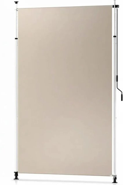 Sol Royal Klemmmarkise SolVision KM5 Senkrechtmarkise mit Kurbelmechanik in Beige, B: 100 cm, H: 310 cm - Bild 1