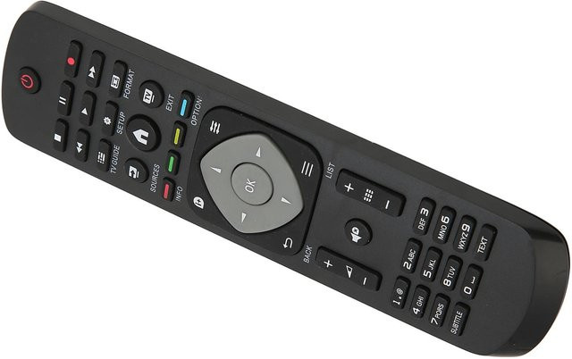 Ersatzfernbedienung für Philips Fernseher passend für 47PFH410988 32PHH4009 40PFH4009 50PFH4009 in Grau - Bild 1