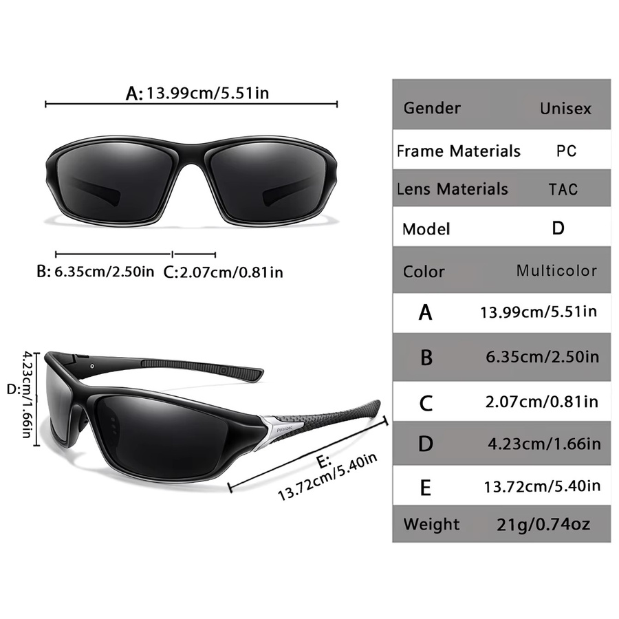 LOISRUBY Sonnenbrille, Vollrand, Kunststoff, Unisex - Bild 2