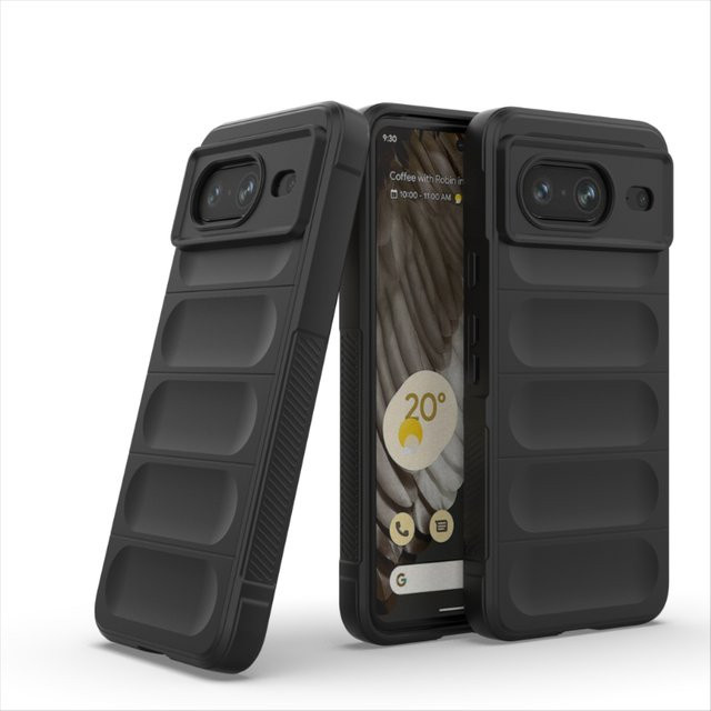 Schutzhülle aus weichem Silikon TPU für Google Pixel 8, 7 Pro, 7A und 6A in Schwarz - Bild 1