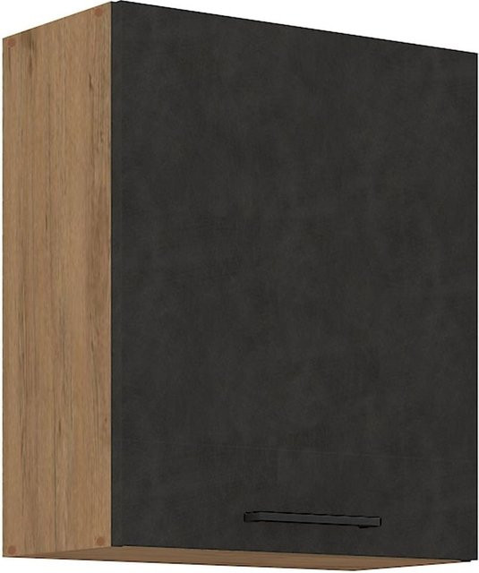 Vigo Hängeschrank Lancelot Matera in Eiche und Grau mit mattem Finish, Breite: 60 cm - Bild 1
