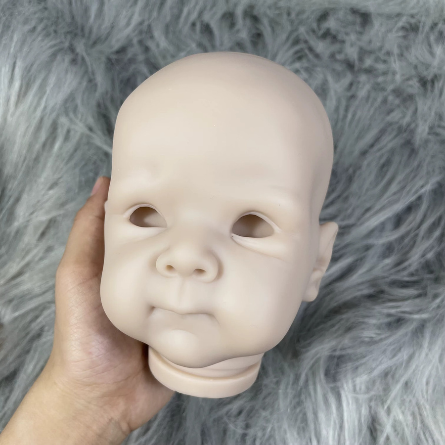 MRB Reborn-Puppenbausatz Bettie, 18-Zoll, lebensecht, unvollendet, unbemalt, mit Stoffkörper - Bild 1