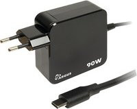 Inter-Tech Ladegerät Argus PD-2090 USB-C Charger Schwarz - Bild 1