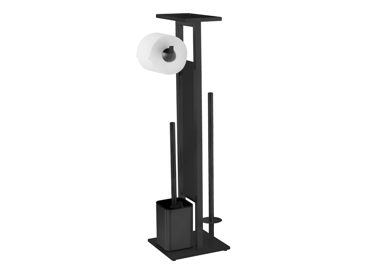 WENKO Stand WC-Garnitur Debar in Schwarz - Bild 2