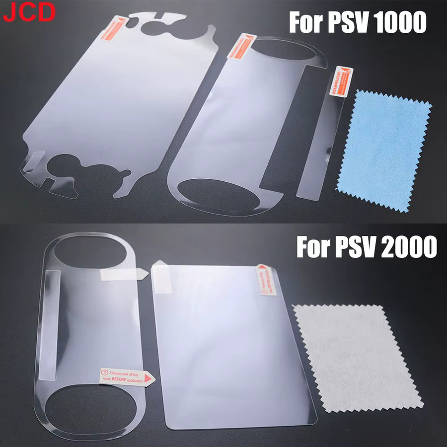 JCD Displayschutzfolie für PS Vita PSV 1000 und 2000, Set für vorne und hinten, transparent - Bild 4