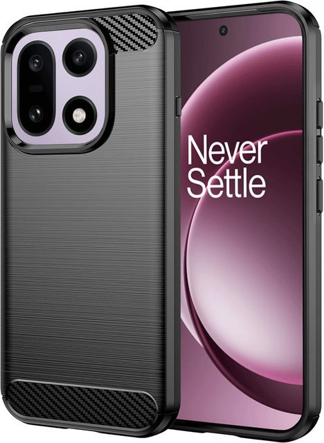 Techsuit Carbon Schutzhülle für OnePlus 15 in Schwarz - Bild 1