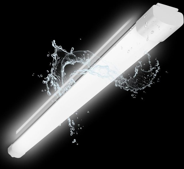 Oraymin LED-Leuchtstoffröhre Wet Room, 45 W, 4950 lm, IP66 wasserdicht, Neutralweiß 4000 K, Länge: 150 cm - Bild 1
