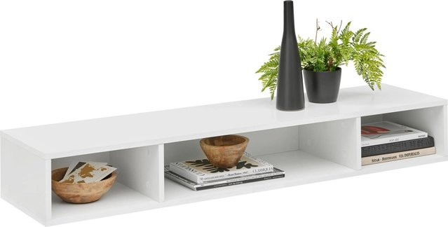 Mömax Regal Lugo Weiß modern mit Rückwand - Bild 1