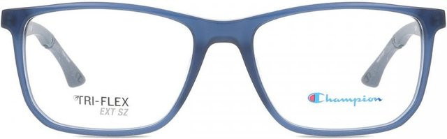 Champion Flow Brille, Herren, Vollrand, rechteckig, Kunststoff, transparent, blue, grey - Bild 1
