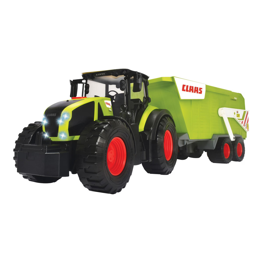 Dickie Toys Claas Traktor mit Anhänger Modell ab 3 Jahren - Bild 3