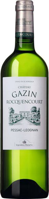 Château Gazin Rocquencourt Weißwein, Sauvignon Blanc, 2016, Pessac-Léognan, trocken, 0,75 l - Bild 1