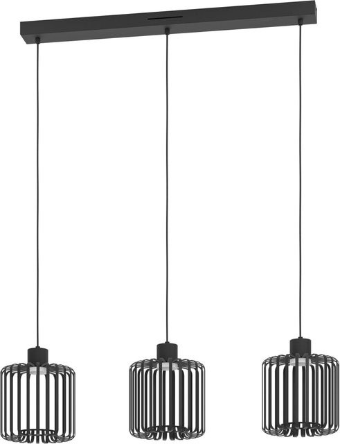 Eglo LED-Pendelleuchte Ginestrone-Z RGB/CCT in Schwarz und Weiß, dimmbar mit Bluetooth und ZigBee, Höhe: 79,3 cm, Durchmesser: 25,3 cm - Bild 1
