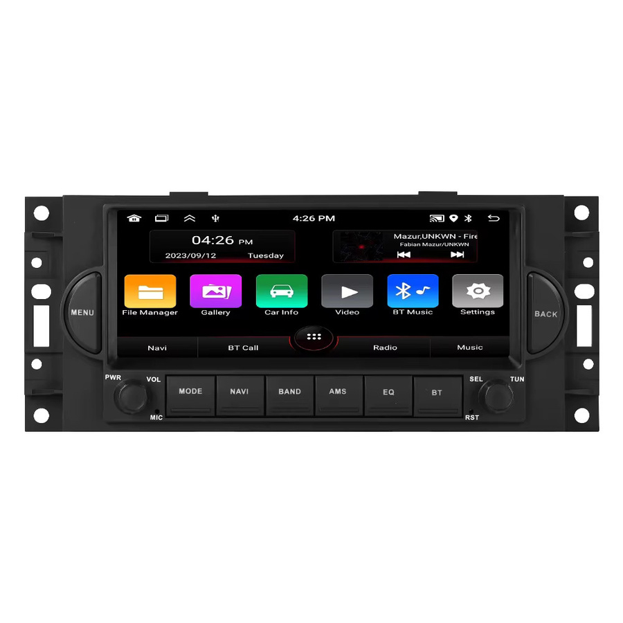 MEKEDE Android 15 Autoradio Multimedia in Schwarz für Chrysler 300C PT Cruiser Compass Patriot Jeep Dodge Magnum Grand Cherokee RAM 1500 - Bild 6