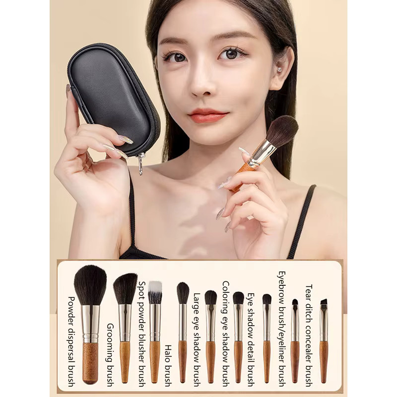 Sommer4 Make-up-Pinsel-Set, 9-teilig, Unisex - Bild 5