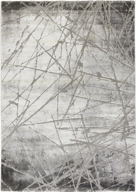 Mömax Webteppich Manchester Grau Modern Abstract B: 160 cm, T: 230 cm - Bild 1