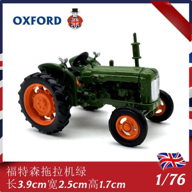 OXFORD Traktor Oldtimer Simulation, Modellauto, 1:76, Metall, grün, ab 14 Jahren - Bild 1