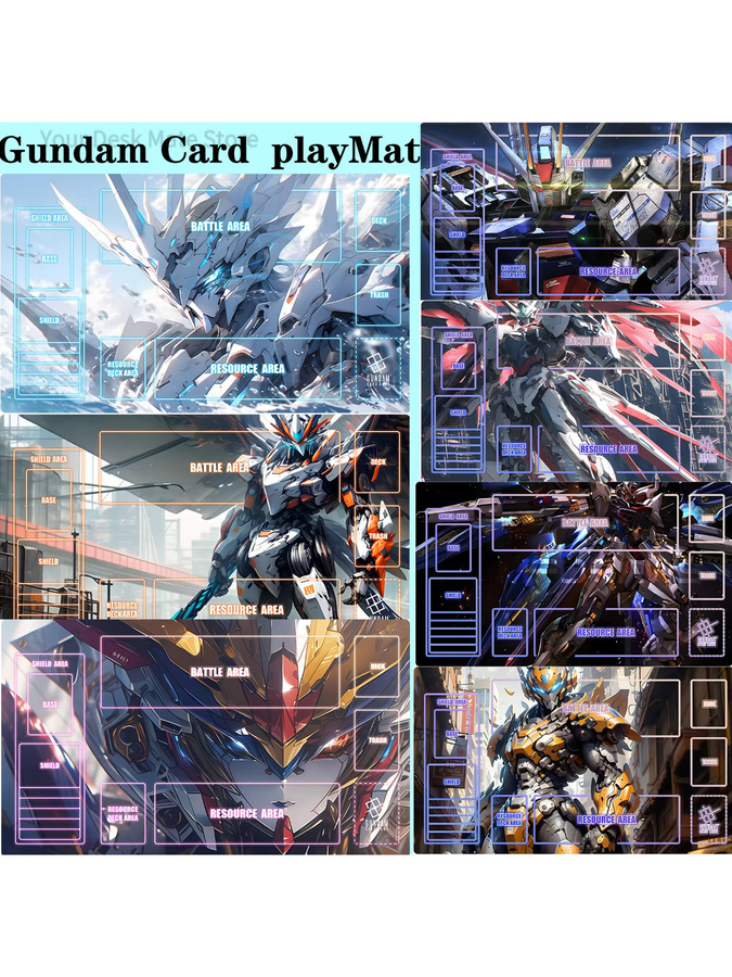 Bandai Gundam Karten-Spielteppich, Spielmatte, Einzelspieler, Bunt / Mehrfarbig - Bild 3