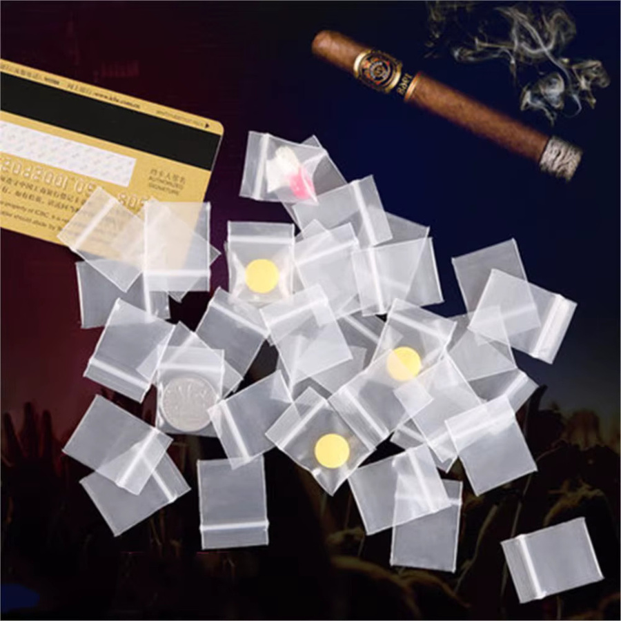 100 Stück Mini Ziplock Plastiktüten transparent wiederverschließbar für Schmuck und Kleinteile - Bild 5