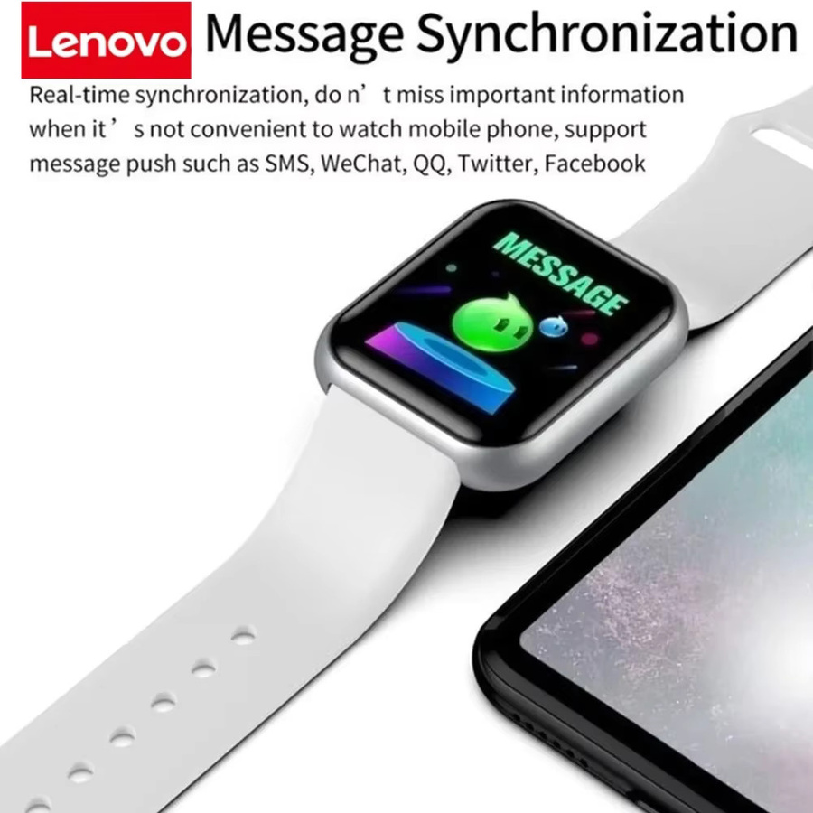 Lenovo Y68 Smartwatch in Schwarz oder Silber mit Farbbildschirm, Schrittzähler, Multi-Sport-Modus und Nachrichtenerinnerung - Bild 4