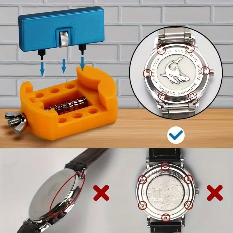 FancyWrist Uhrenbatterie-Ersatzset, 3-in-1-Entferner, Unisex - Bild 3
