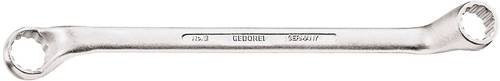 Gedore Doppelringschlüssel 2, gekröpft, 12-kant, UD-Profil, Farbe: Silber, Schlüsselweite: 36 mm und 41 mm - Bild 1