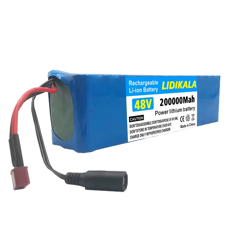 Ddadache 48V 200Ah 13S3P 18650 Lithium-Ionen-Akkupack in Blau mit XT60 und DC-Anschluss für E-Bike und Elektroroller - Bild 2