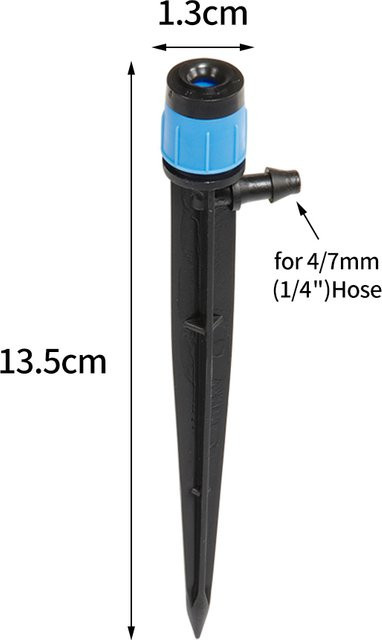 Pengliu Gartenbewässerung Set mit 10 Streuwasser Düsen und Sprinklern für 4/7mm Schläuche - Bild 1
