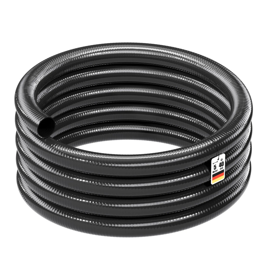 Wiltec Luisiana Flexibler Teichschlauch Schwarz Ø 40 mm, Länge: 5 m - Bild 2