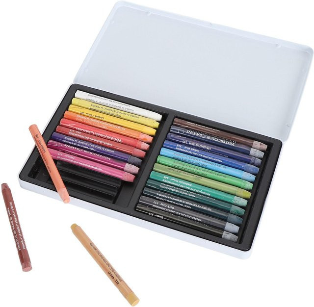 OutsideWorld Professionelles Aquarellstift-Set mit 36 Farben in Multicolour und Schwarz - Bild 1