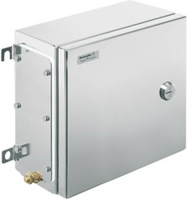 Weidmüller Installations-Gehäuse KTB QL 262620 S4E3 aus Edelstahl in Silber, B/T/H: 26,0 x 26,0 x 20,0 cm - Bild 1