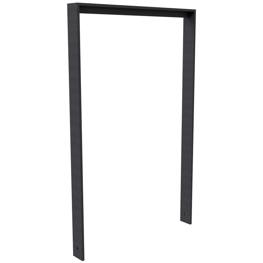 Schake Anlehnbügel Flachstahl Unterzug aus Stahl in Eisengrau, Breite: 120 cm, Höhe: 75 cm, Tiefe: 120 cm - Bild 2