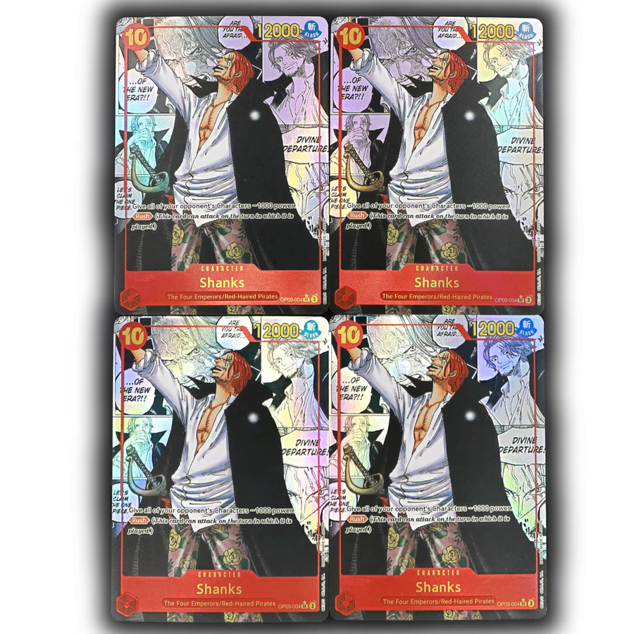 Bandai One Piece Shanks Manga-Karte, Rot, Englische Folienkarte - Bild 5