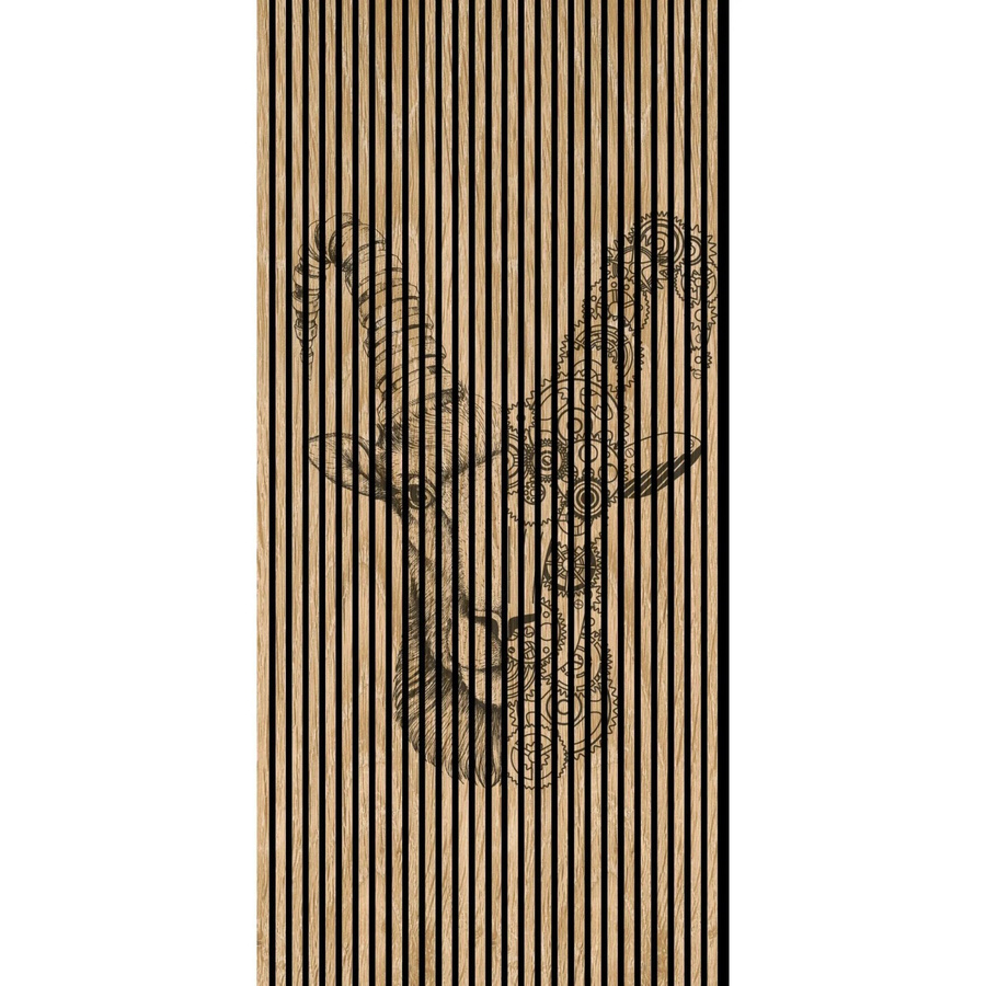 FN Acustico Akustikplatte Ibex 1 in Bunt aus PET und MDF, H x B x T: 2.400 x 1.133 x 19 mm - Bild 2