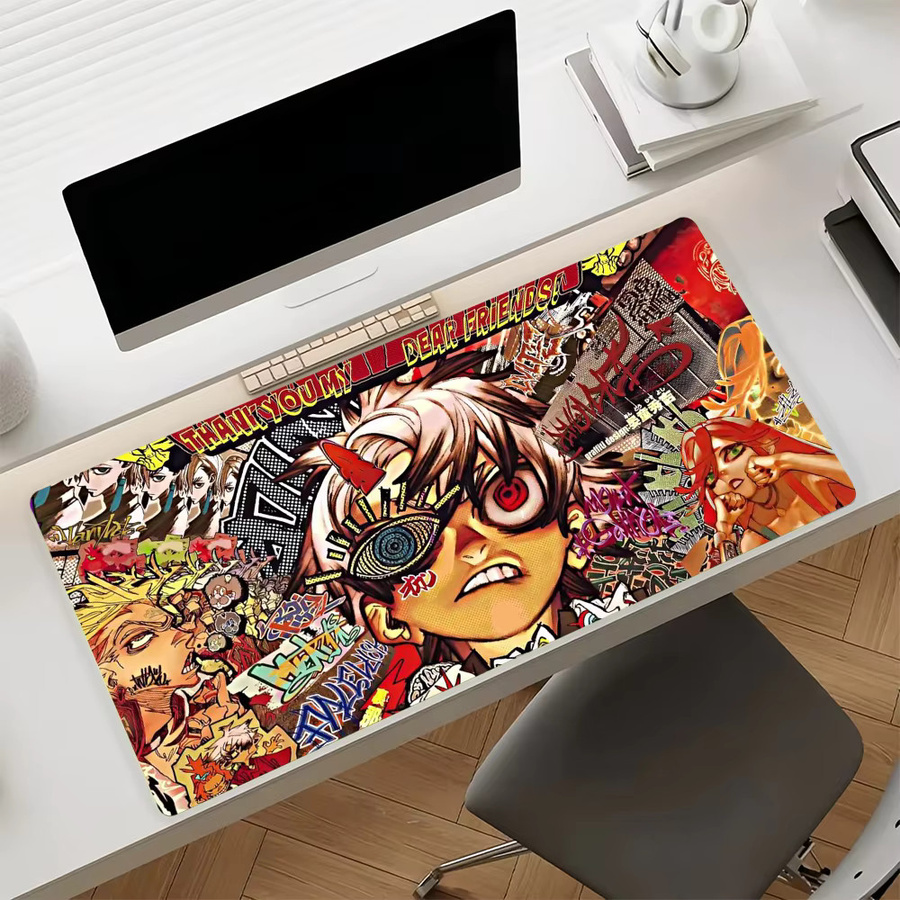 Anime G-Gachiakuta Mauspad in Multicolour, rutschfeste Gamer-Schreibtischunterlage für Laptop und Büro - Bild 6