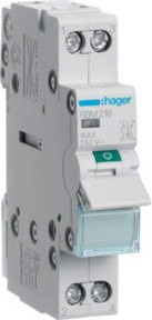 Hager Ausschalter SBM216 2-polig 16A mit Meldeleuchte - Bild 1