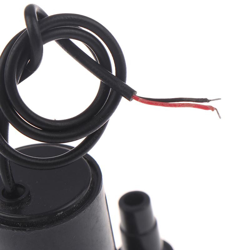 Achieve Great bürstenlose Mini-Mikro-Tauchwasserpumpe in Schwarz, DC 5–12 V, 3 l/min, horizontale Motorpumpe - Bild 3
