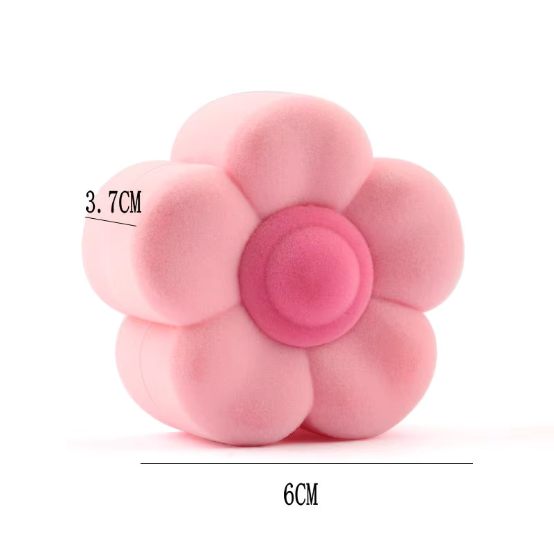 SMI Fine Schmuckbox aus Samt in Pink für Ringe, Halsketten und Ohrringe - Bild 2