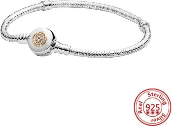 Allbestart Schlangenkettenarmband 925 Silber, Damen, 19cm - Bild 1