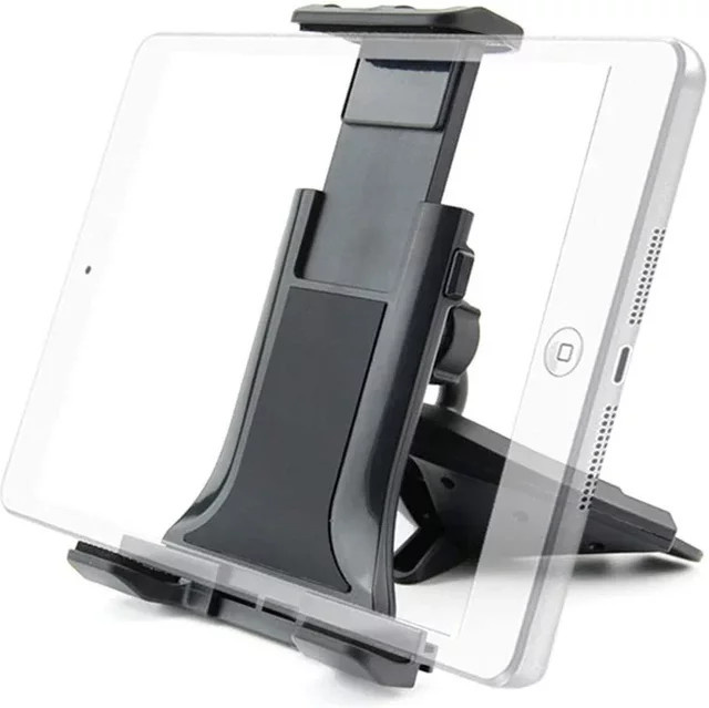 CASEPOKE 360 Grad rotierender Desktop-Ständer aus Kohlenstoffstahl für Smartphones und Tablets in Schwarz - Bild 1