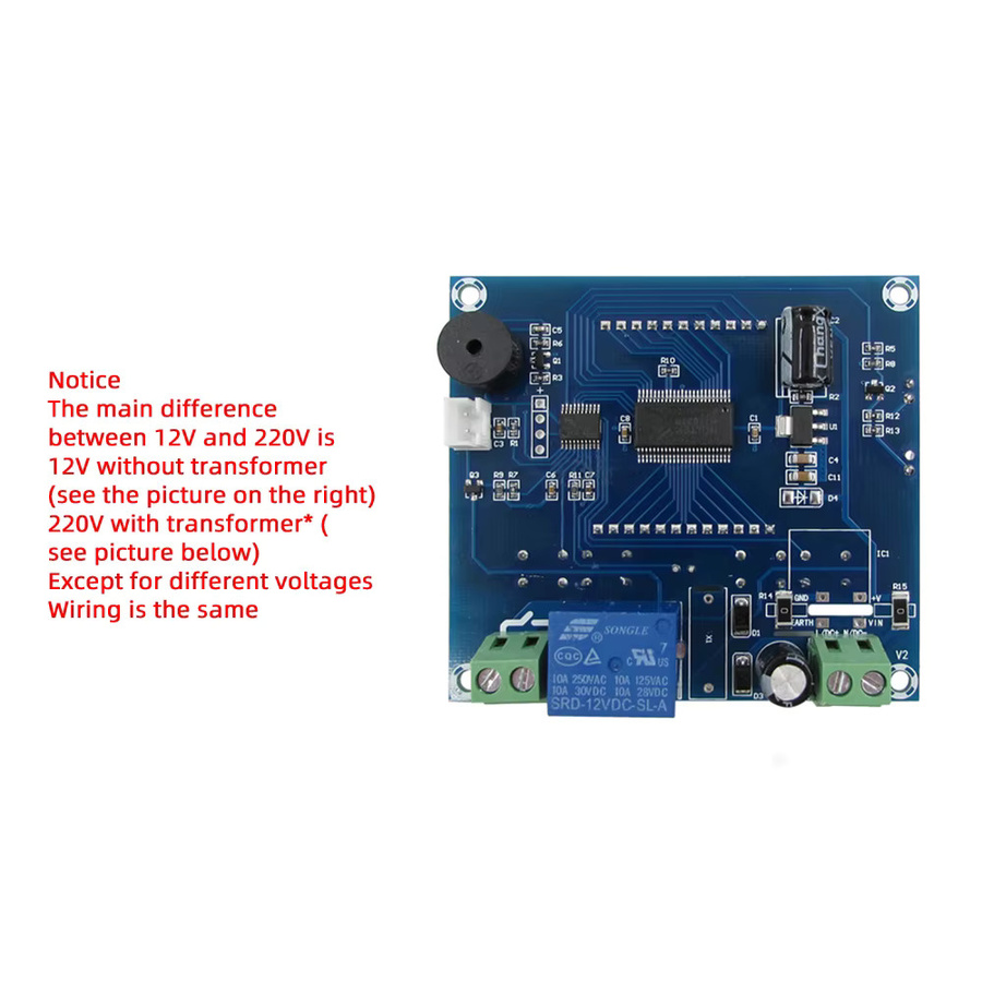 Gaqqee W1412 Digitaler Thermostat mit Mikrocomputer und Digitalanzeige, Hohe Präzision 0,1 °C, Blau - Bild 4