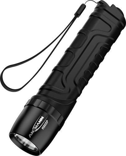 Ansmann M900P LED Taschenlampe in Schwarz mit 930lm und Handschlaufe - Bild 1