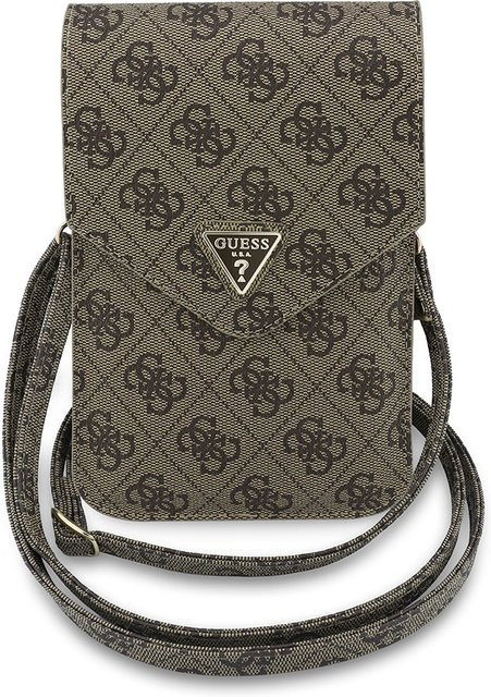 Guess Universaltasche Fliptok Triangle 4G für dein Telefon in Braun - Bild 1
