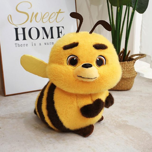 MARKET-2 Bienen-Stofftier, Plüsch / Textil, 25cm, ab 3 Jahre - Bild 1