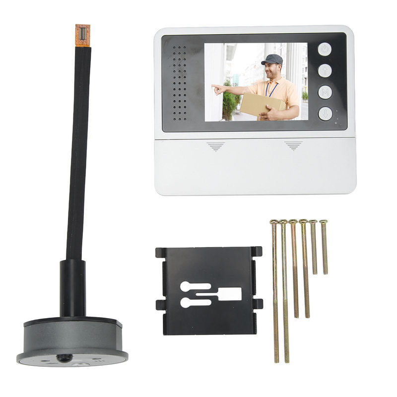 Neoglint Digitaler Türspion Smartes Guckloch Türklingelkamera mit 2,8 Zoll Display und Infrarot Nachtsicht in Silber - Bild 4