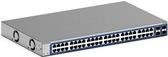 Netgear GS748T-600EUS GS748T Smart Managed L3 Lite Netzwerk-Switch mit 48 x 10/100/1000 Mbps Ports, 2 x Gigabit SFP und 2 x Kombi-Gigabit-SFP in Schwarz und Grau - Bild 1